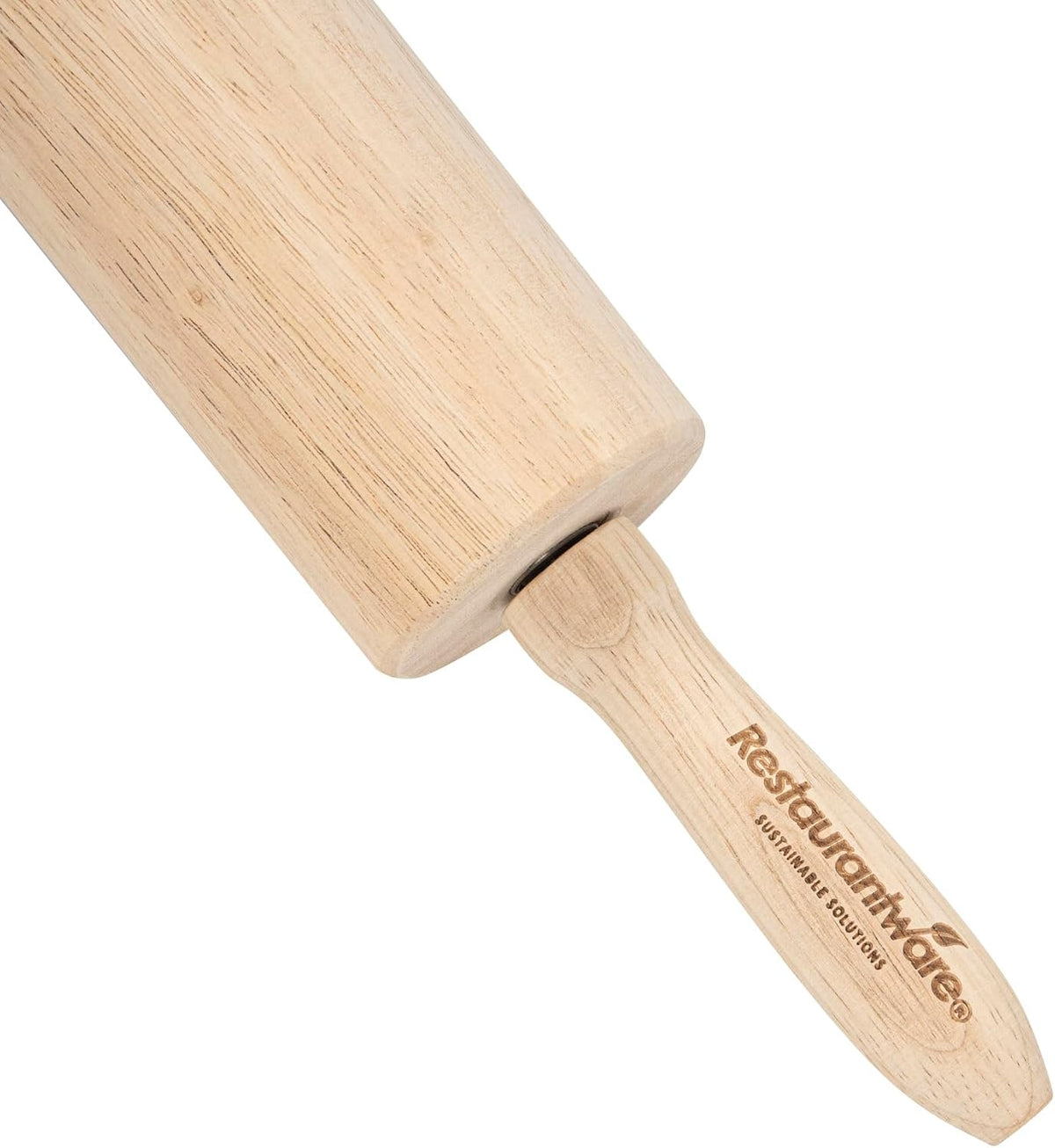 Restaurantware 12 in Wood Beech Asian Dowel Rolling Pin