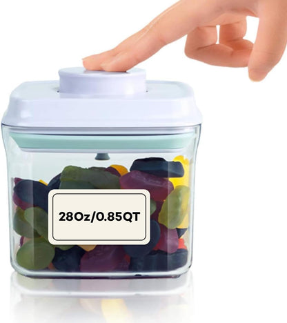 Bop Top Airtight Food Storage Containers with Lid 2 Cups / 16 oz | Kitchen Canister Sets | Air Tight Pantry Container | Pop Top Dry Food Storage Containers for Snacks, Sugar, Flour, Baking, Pasta