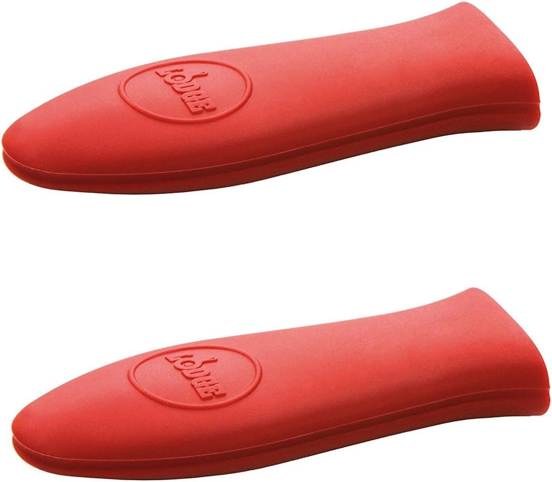Lodge Silicone Hot Handle Holder for 9 Inch and Larger Skillets, Red