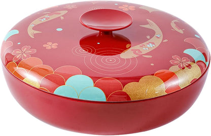 Rotate Candy Snacks Tray Dried Fruit Dish Container Chinese New Year Decor for Spring Festival Storage Solution Party Favors
