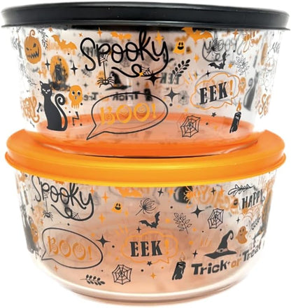6-Piece Glass Food Storage Containers Set (3 Containers + 3 BPA-Free Lids) | 2-Cup, Leakproof | Microwave, Freezer, Oven & Dishwasher Safe | Ideal for Meal Prep & Pantry Organization, Pistachio