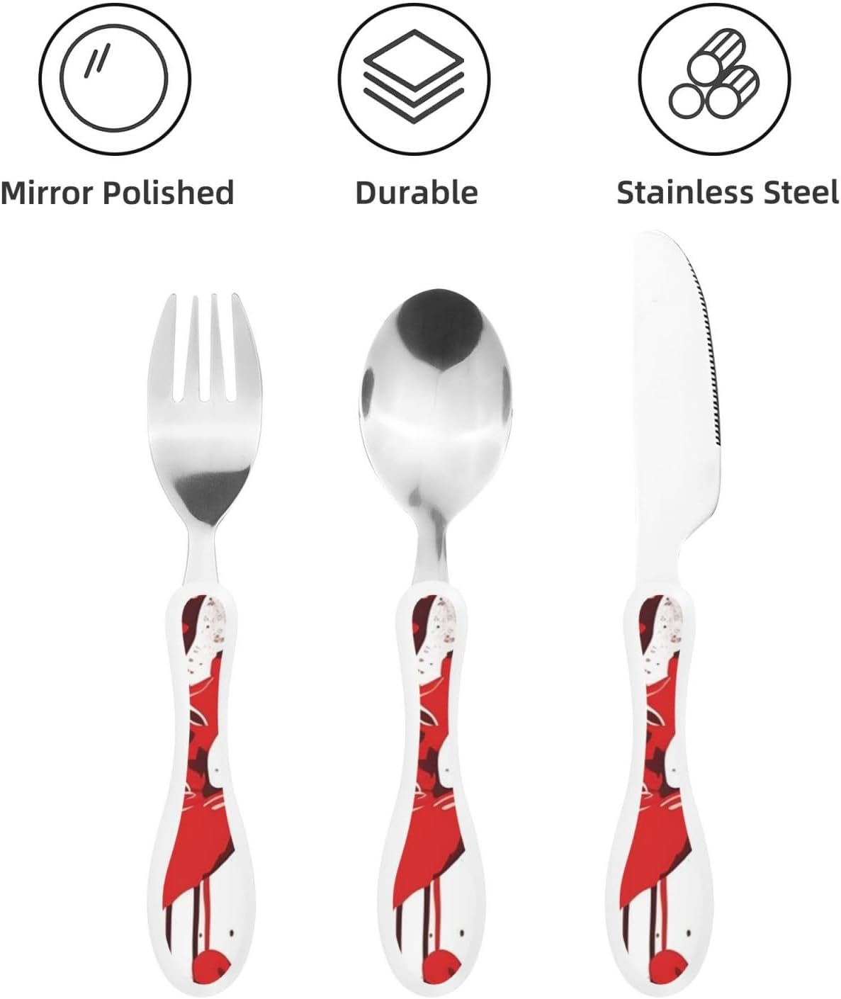 3-Piece Kids Silverware Set With Storage Case, Stainless Steel Reusable Children Safe Knife Spoon Fork Set Animal Cartoon Owls Cute Children Flatware Set For Kids Lunch Box
