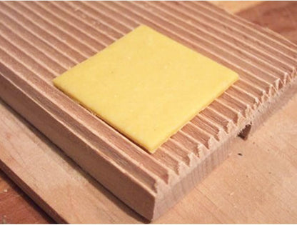 Eppicotispai Garganelli and Gnocchi Stripper with Paddle, Natural Beechwood, Brown