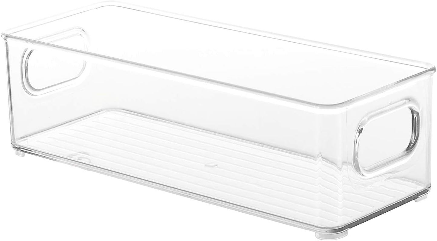 STORAGEBUD Fridge Organizer - 14 Piece Refrigerator Organizer Bins - Stackable Freezer Organizer - Clear Refrigerator Organizer - Acrylic Fridge Bins, (VDS-SB-BIN-14SET)