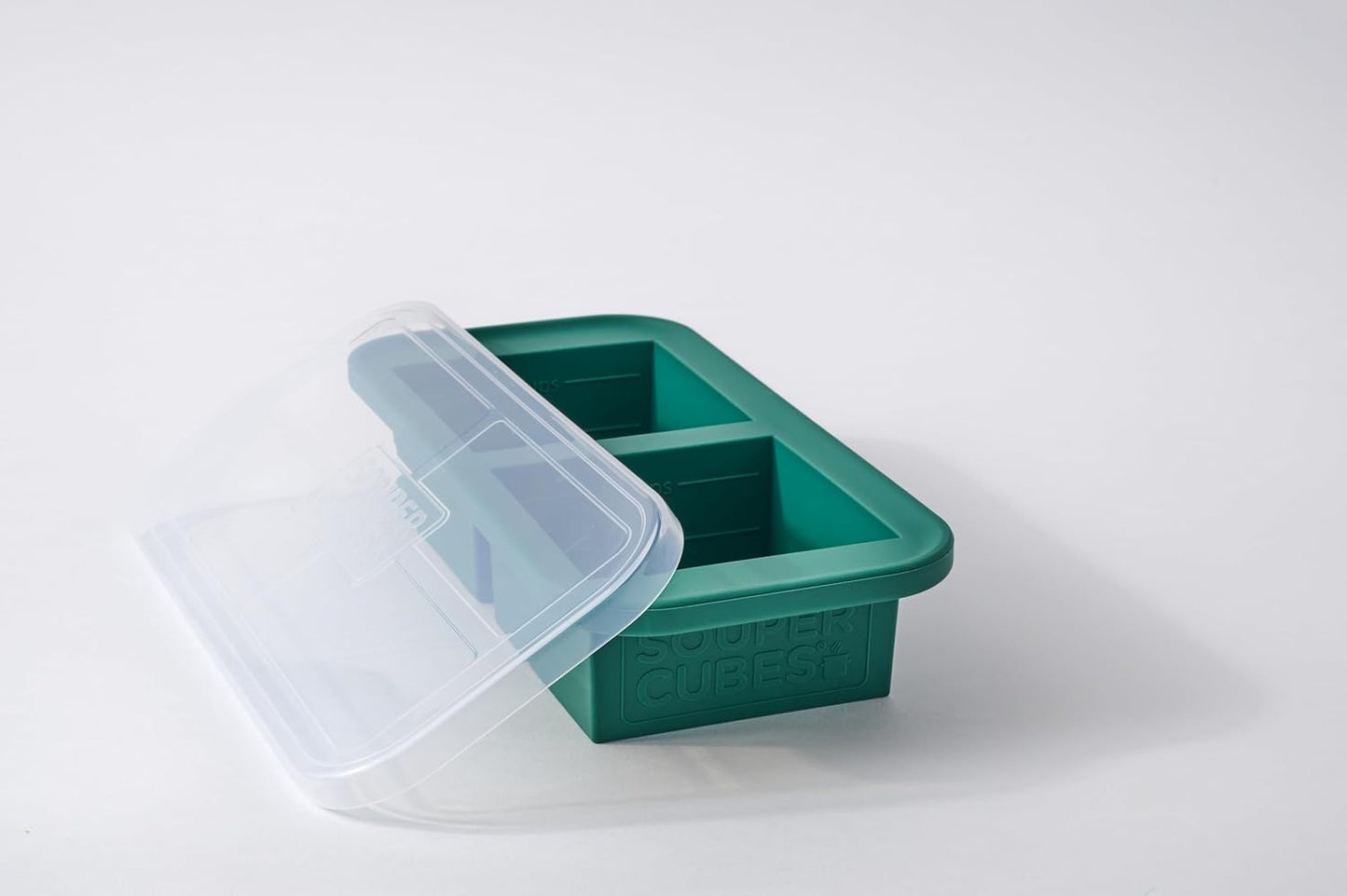 Souper Cubes 2 Cup Silicone Freezer Tray with Lid, Perfect for Storing Lasagna, Leftovers, Sauces, Portioned Meals and More, Silicone Freezer Mold for Meal Prepping - Blueberry - 1-Pack