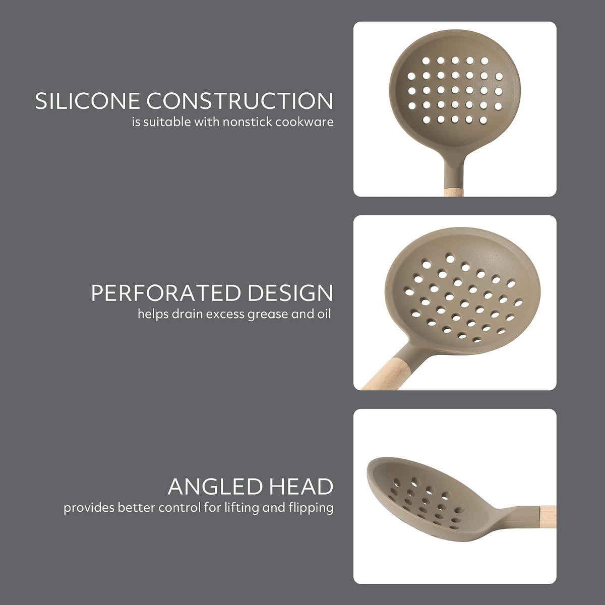 Sur La Table Kitchen Essential Mealcraft Silicone Spatula - Juniper Green