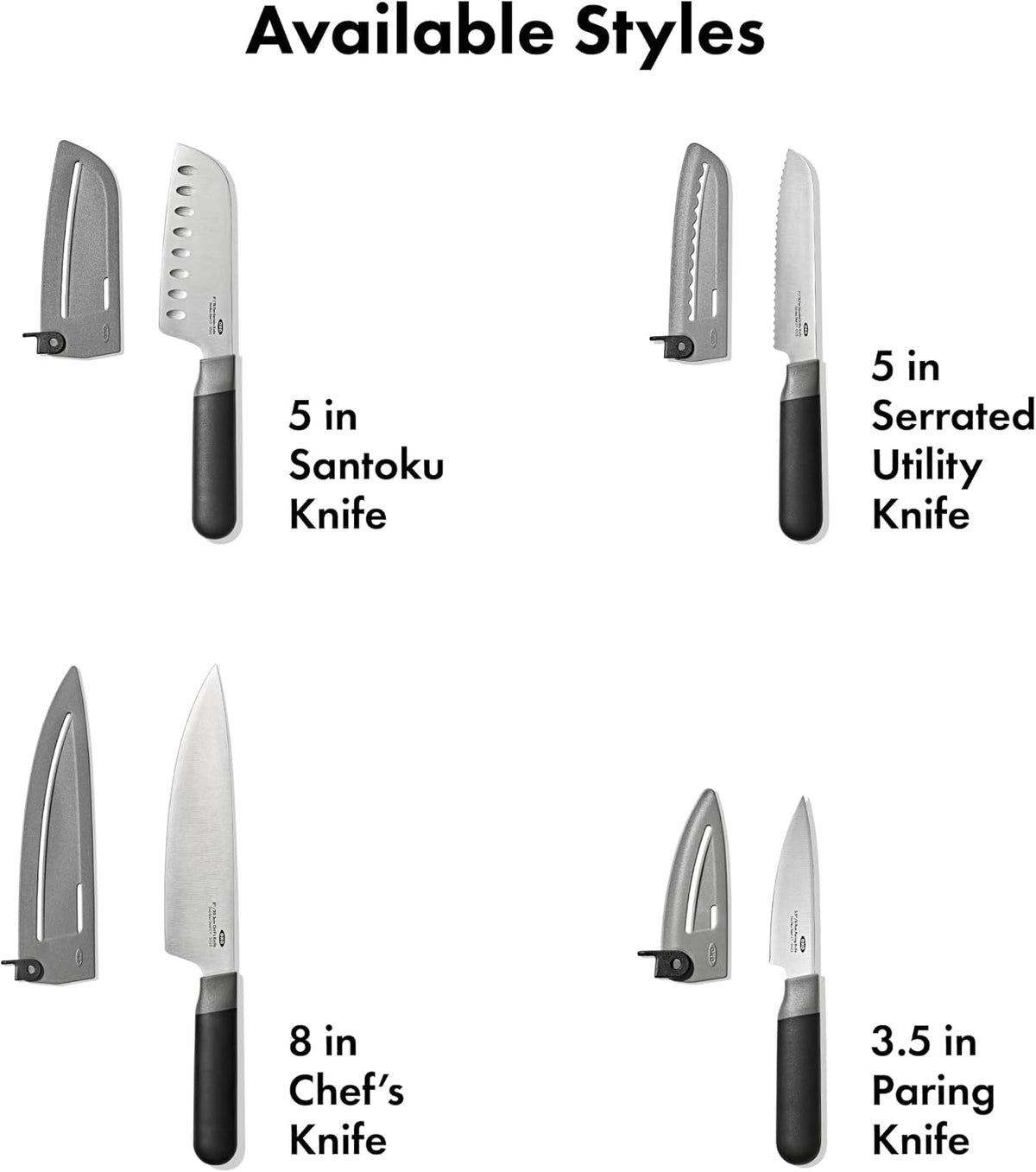 OXO Good Grips 3.5 in Paring Knife with Locking Sheath