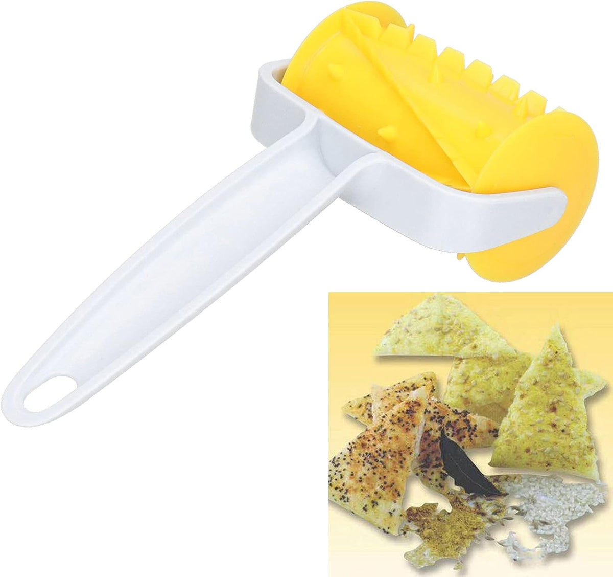 Cracker Cutter, Small Rolling Pin, Pizza Dough Docker