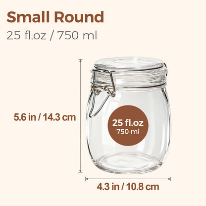 ComSaf Glass Pantry Jars with Airtight Lids 0.7 Gallon 2 Pack Wide Mouth | Flour sugar rice, Sourdough pickling, Pantry organization, Scoop included, Baking supplies, Bulk food storage, Large capacity