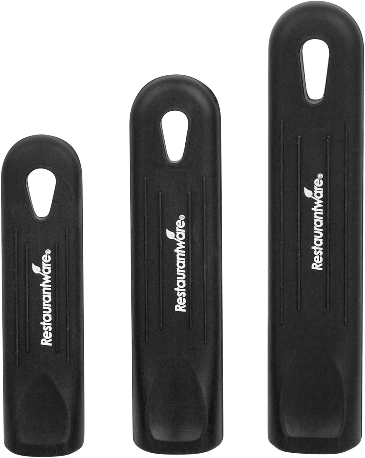 Restaurantware Silicone Pan Handle Cover Set 1-Count Heat-Resistant Removable Pan Handle Grips, Ergonomic Non-Slip Green Handle Protectors for Fry Pans and Sauce Pans