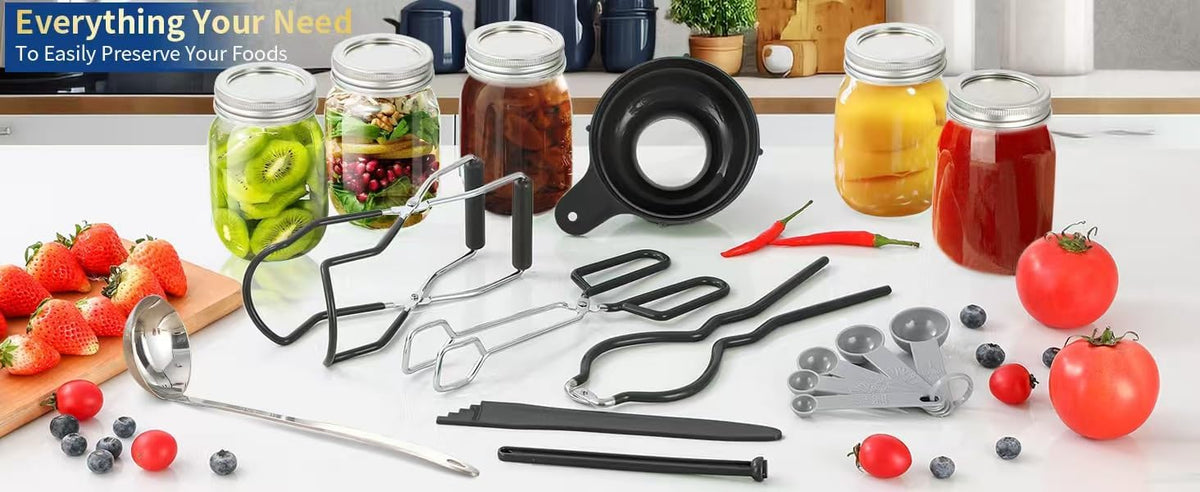 Canning Supplies Starter Kit,Canning Kit Set for Beginners