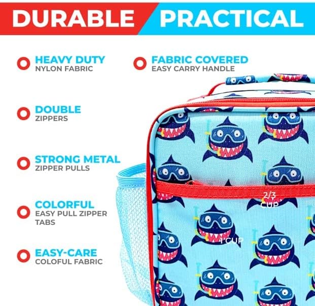 Bento Box with Stainless Steel Thermo, Insulated Lunch Bag, Ice Pack Set for Kids - 5 Compartments, Lunches or Snack Container for Girls, Toddlers Daycare Pre-School, Kindergarten Purple Unicorn