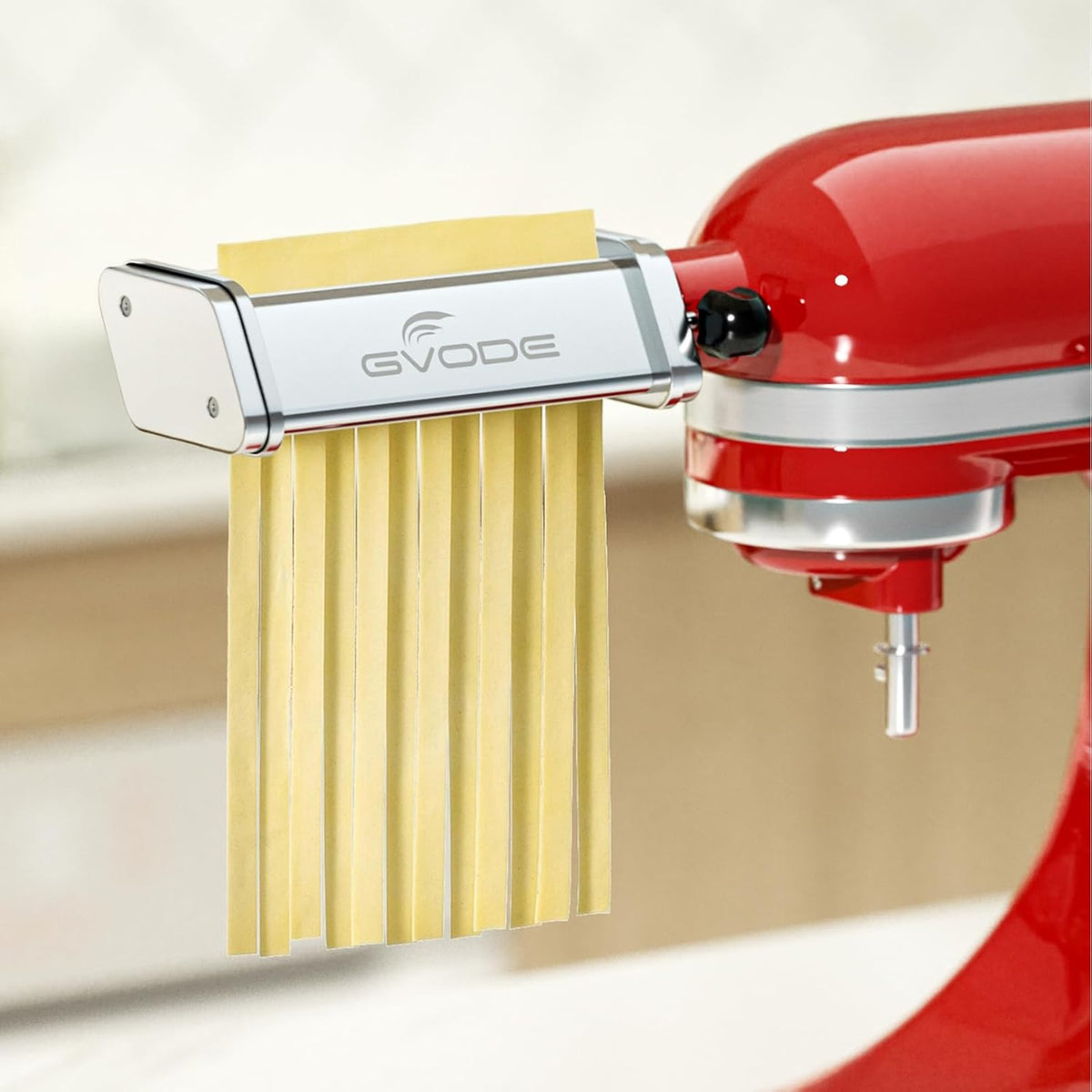 GVODE 3Pcs Pasta Attachment for KitchenAid Stand Mixer, 304 Stainless Steel