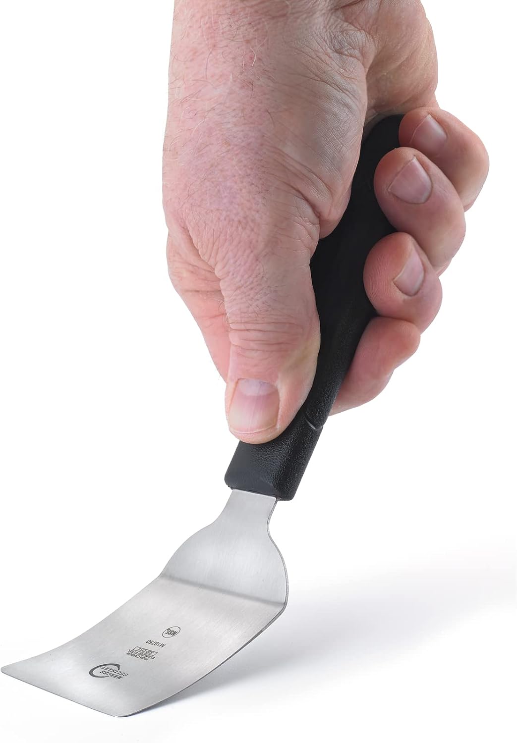 Mercer Culinary Millennia Bench Scraper, 5 7/8 Inch X 3 1/2 Inch Blade, Black Handle