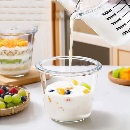 Small Round Glass Food Storage Containers with Lids, 1.5 Cup Round Food Containers set BPA-Free, 12oz Glass Lunch Bowls for Soup Leftover, Microwave, Dishwasher and Freezer Safe (4pack)