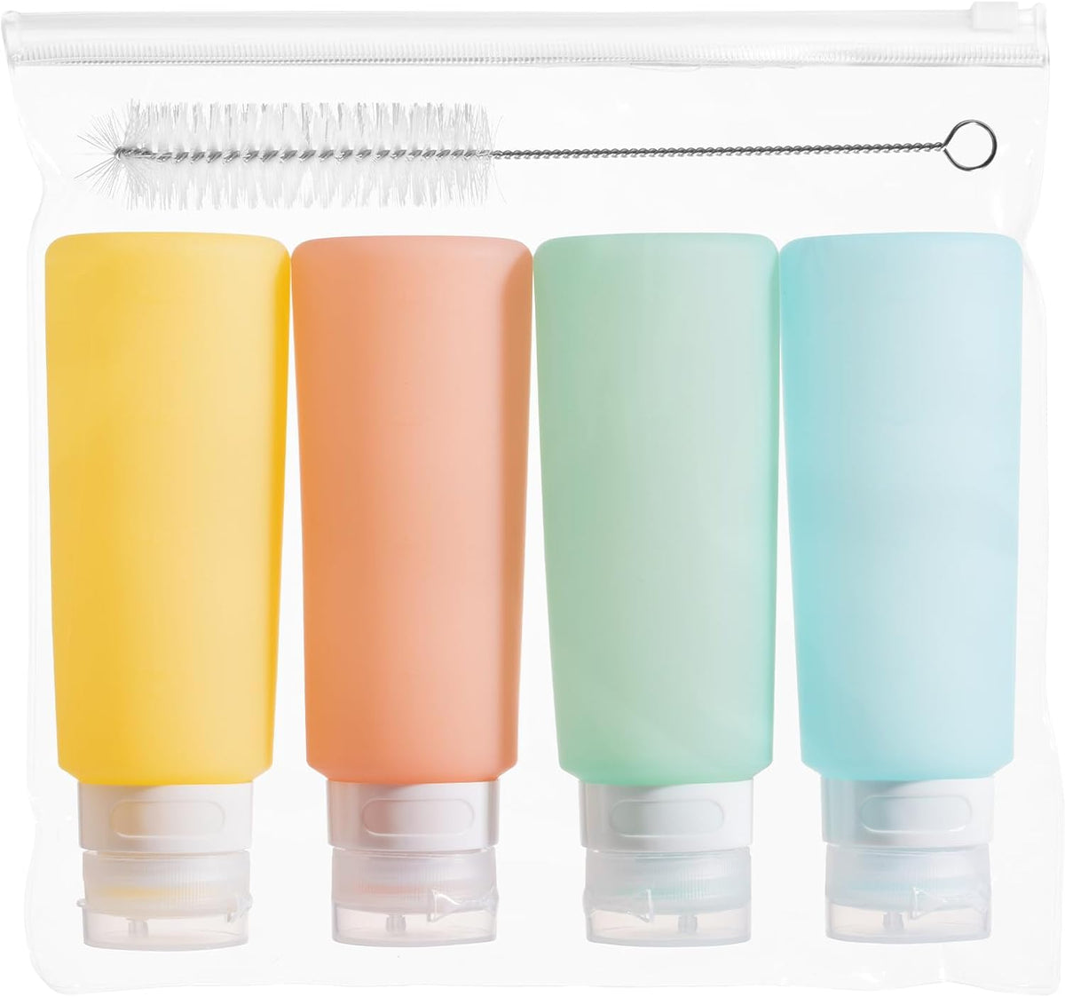 MICEBAY 2 oz Condiment Squeeze Bottles, Leakproof Salad Dressing Container