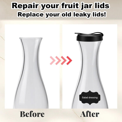 2pcs Salad Cruet Top Replacement Lids for Good Seasons
