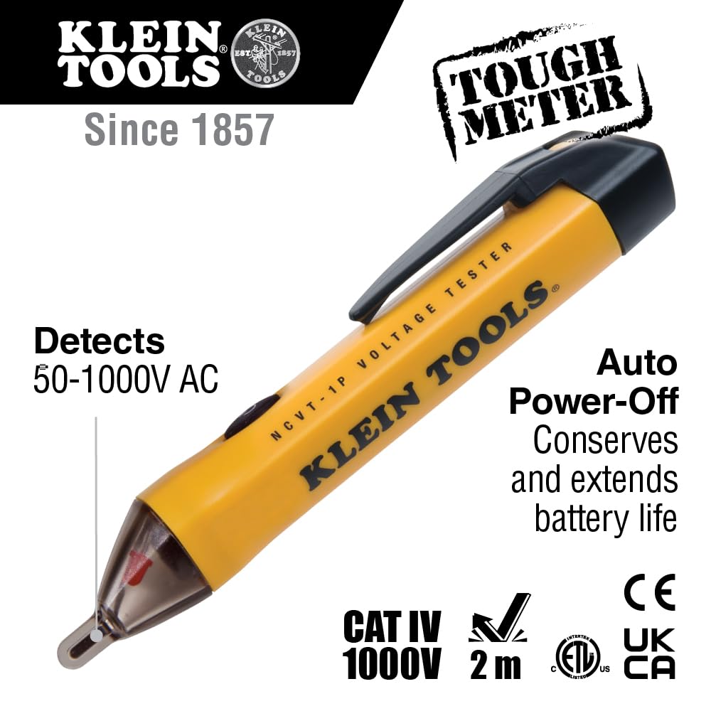 Klein Tools IR1 Infrared Thermometer with Targeting Laser, Auto-Hold, More