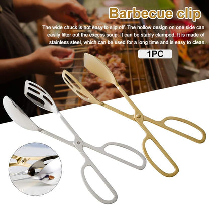 Food Tongs, Heavy Duty Stainless Steel Kitchen Tongs Salad Tongs 10 inch Heat Resistant Small Serving Tongs for Cooking, Grill, Pastry, Sandwich, Ice, Food Bread Dessert (Gold)