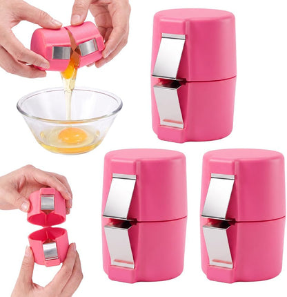 Egg Shell Opener, Hand‑Held Egg Cracker Peeler for Home Kitchen Use