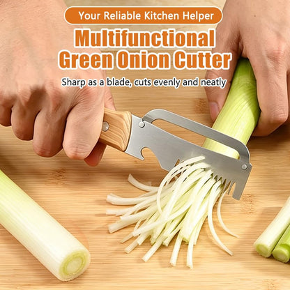 Multifunctional Vegetable Peeler with Bottle Opener Julienne | 4PCS, Stainless Steel, Wooden Handle, Fruit Potato Carrot Pumpkin, 3-in-1 Peeler