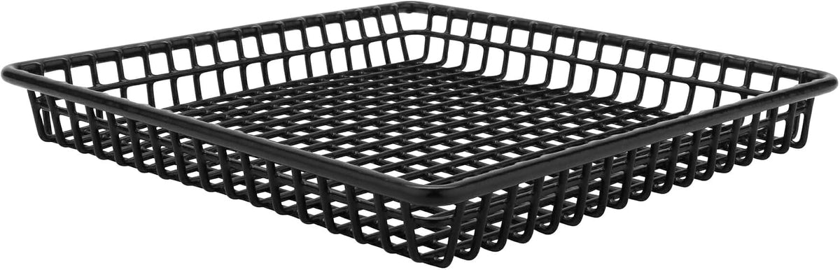 G.E.T. WB-315-MG Heavy Duty Iron Wire Utility Storage Basket/Bin with Handles, 11" x 8" x 8"