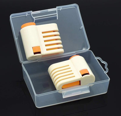 Yorwe 2PCS Cake Slicer Leveler, 5 Layers Bread & Toast Cutter (Rose Red)