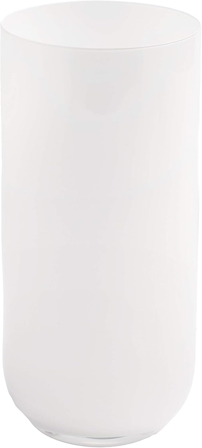 Colored Glass Tumblers, Stemless, Fills 18 oz. (black)