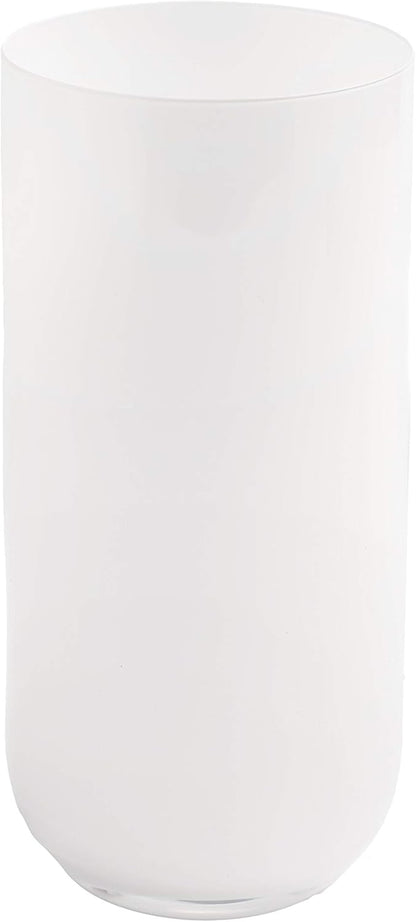 Colored Glass Tumblers, Stemless, Fills 18 oz. (black)