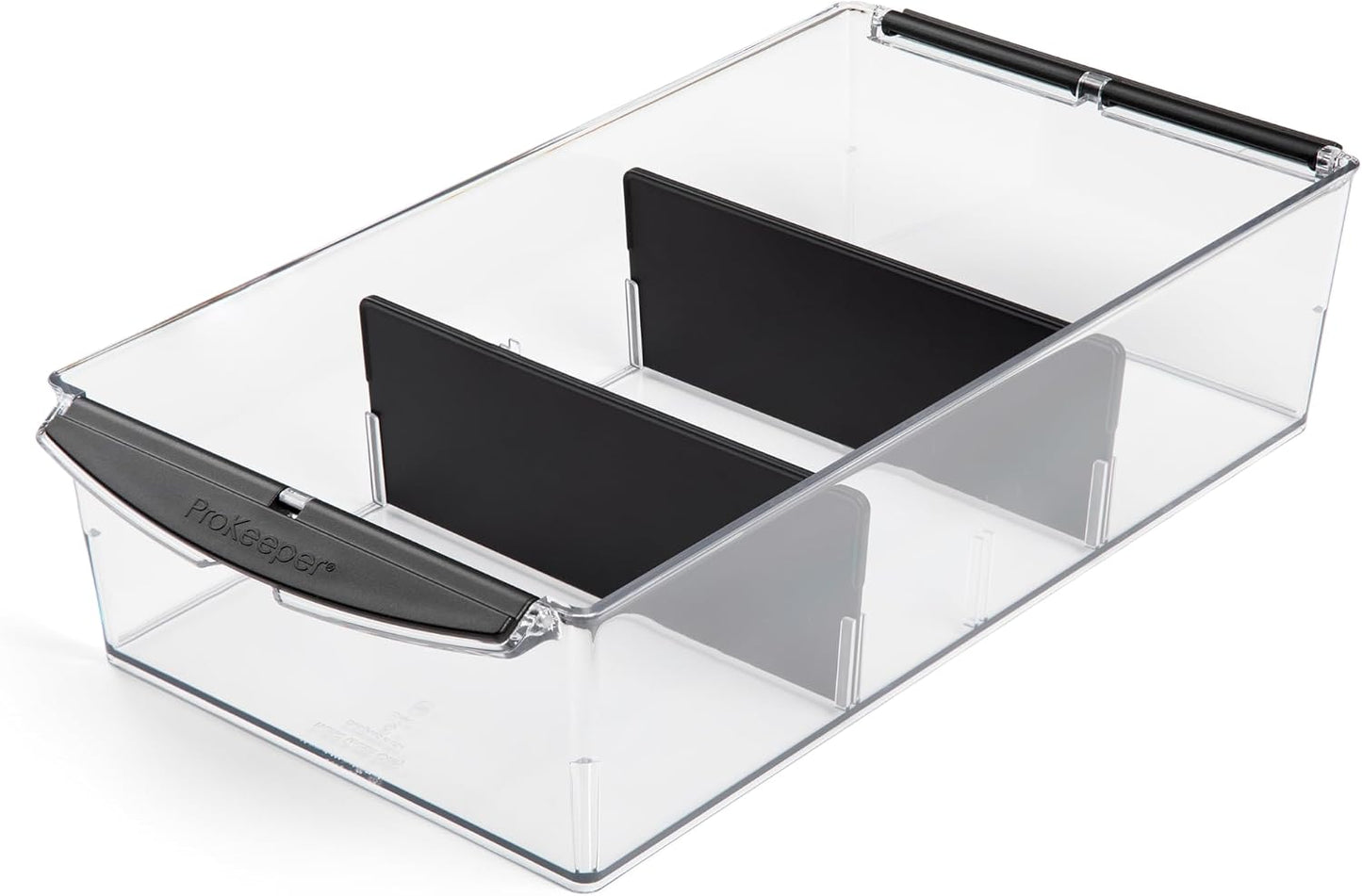 Progressive ProKeeper+ Pantry & Refrigerator Storage Containers – Modular Bins and Organizers (Narrow Stackable Bin, 16.1"L x 4.0"W x 3.6"H)