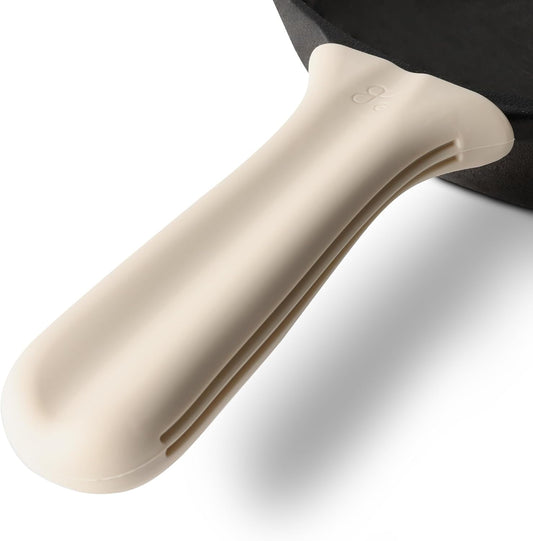 Greater Goods Silicone Handle Cover Designed for Greater Goods Cast Iron Skillet and Griddle, Moss Green