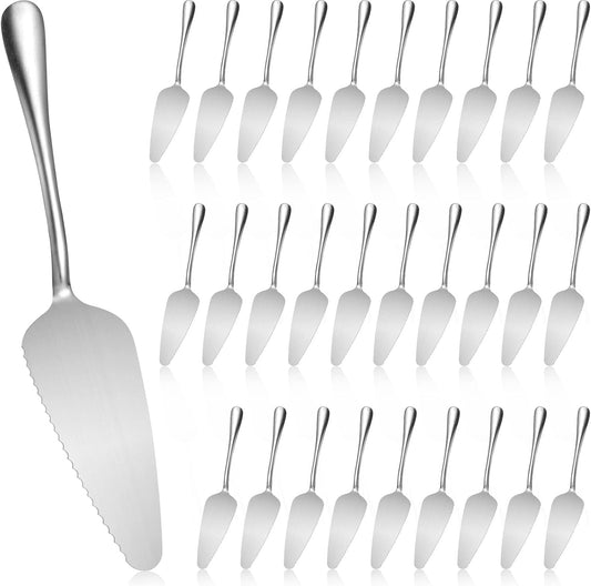 Baderke Pie Server Pizza Cake Spatula, stainless Steel Serrated