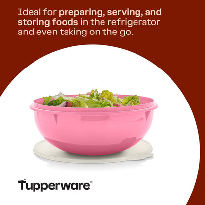 Tupperware Fix-N-Mix Vintage Pink Mixing Bowl - 1.7 Gallon