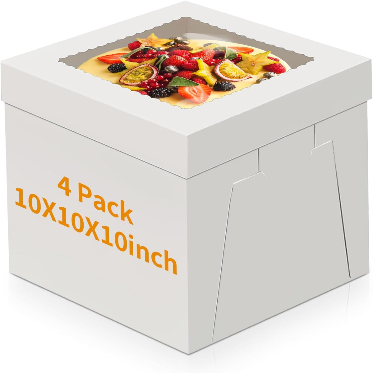 WINKIO Cake Boxes 12 inch, Cake Carrier Holder, Storage Transport Container
