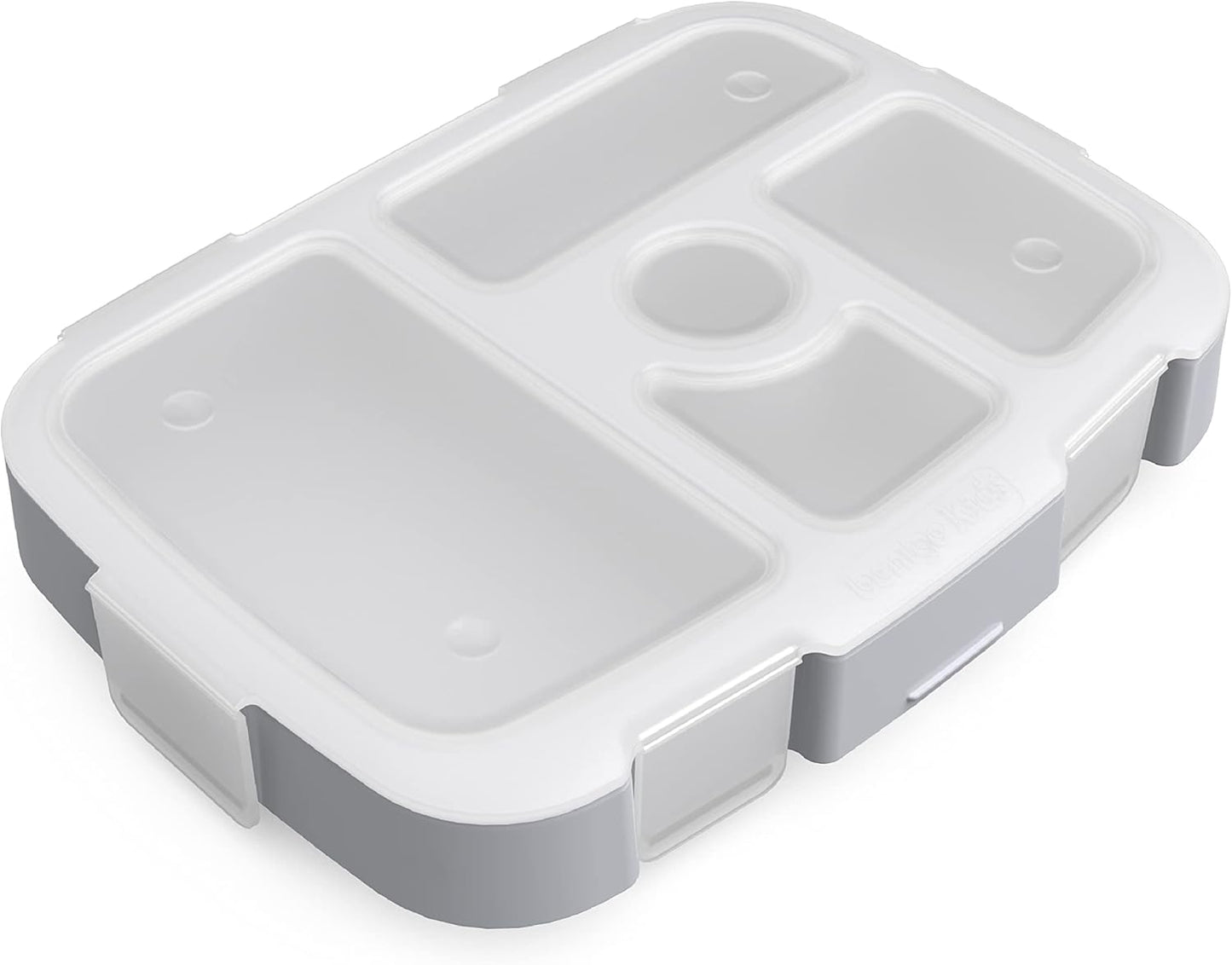 Bentgo® Kids Prints Tray with Transparent Cover - Reusable, BPA-Free, 5-Compartment Meal Prep Container with Built-In Portion Control for Healthy Meals At Home & On the Go (Mermaids in the Sea)