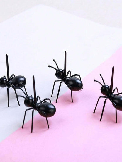 36pcs Party Ants & Hardworking Ants Series Fruit Picks for Kids Lunch Bento Box, Party Fruit Platter, Bar Cocktail Decor (24 pcs)