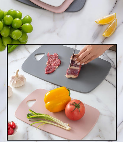 Cutting Board Set for Kitchen,Plastic Large-small Chopping Board Set of 3,Dishwasher Safe,BPA Free
