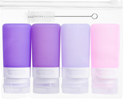 MICEBAY 2 oz Condiment Squeeze Bottles, Leakproof Salad Dressing Container