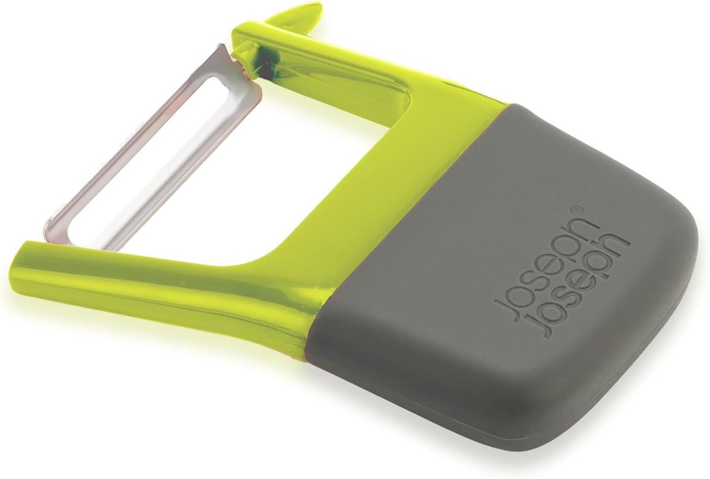 Joseph Joseph Duo Easy-Grip Julienne Peeler, Vegetable Kitchen Peeler and Potato-Eye Remover, Dark Opal
