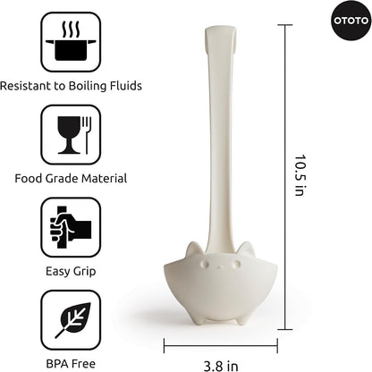OTOTO The Original Nessie Ladle - Soup Ladle, Cute Gifts, Funny Kitchen Gadgets, Loch Ness design, Cooking Gifts for Mom - Cute and Practical Kitchen Utensils - Unique Gifts for Women