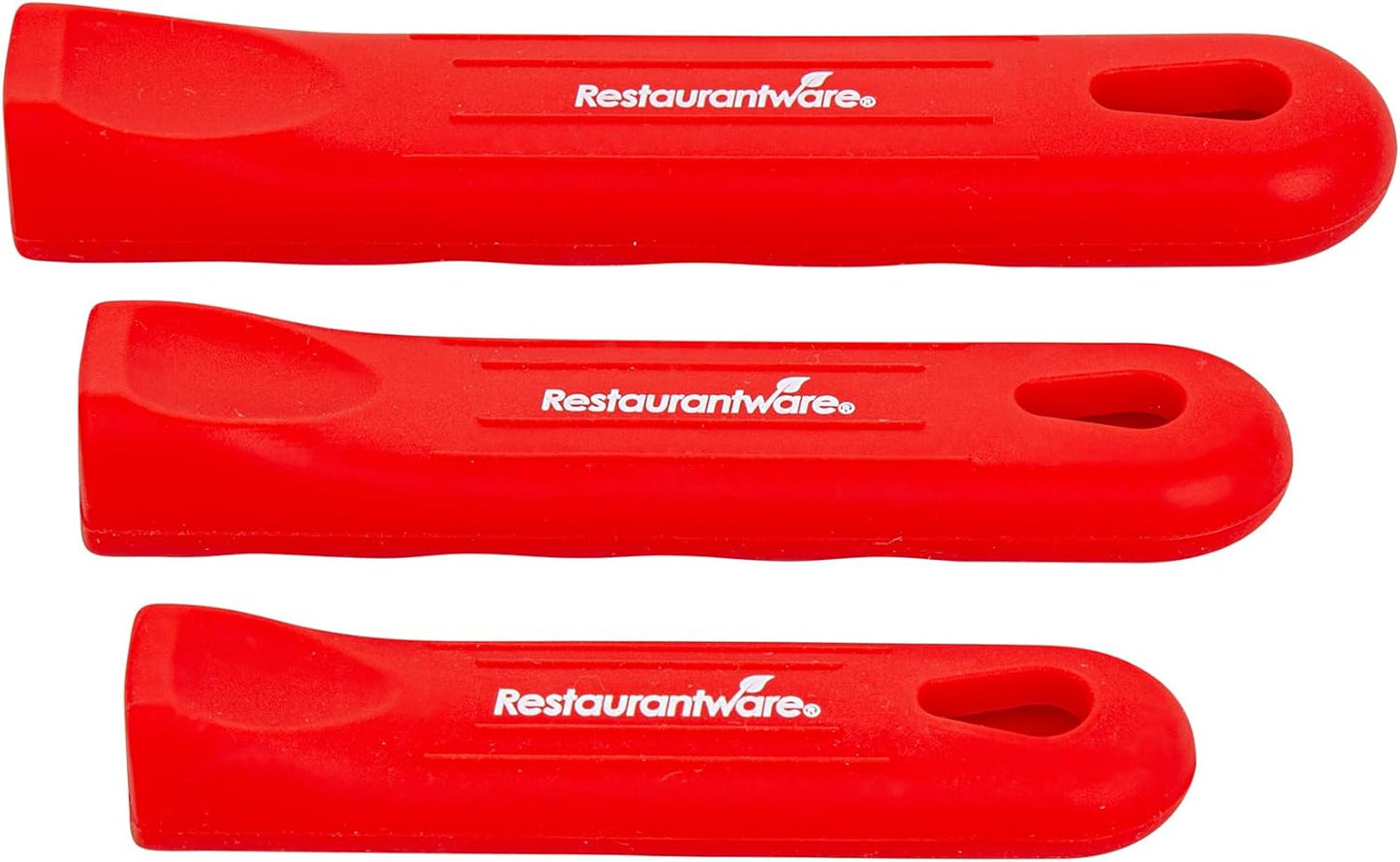 Restaurantware Silicone Pan Handle Cover Set 1-Count Heat-Resistant Removable Pan Handle Grips, Ergonomic Non-Slip Green Handle Protectors for Fry Pans and Sauce Pans