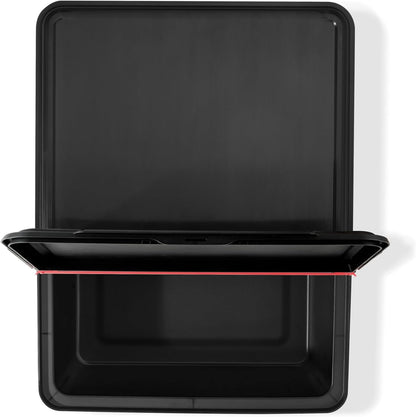 Weber Works Outdoor Storage Bin – Weather‑Resistant Grill Tool & Accessory Organizer with Hinged Lid - Side Tables & Carts
