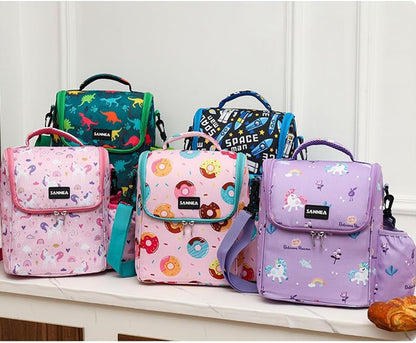 Lunch Bag for Kids Coole Lunch Box Tote for Women Girls Boys Children Student Insulated Bento Bag for School Work Picnic Outdoor Activities