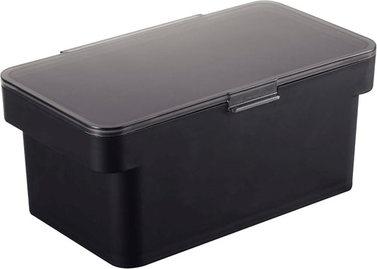 YAMAZAKI Home Tower Airtight Pet Food Storage Container - Cat And Dog Food Holder Bin With Transparent Lid And Handle - Extra Large - Polypropylene - 6.6 Gallons, 25 Liters