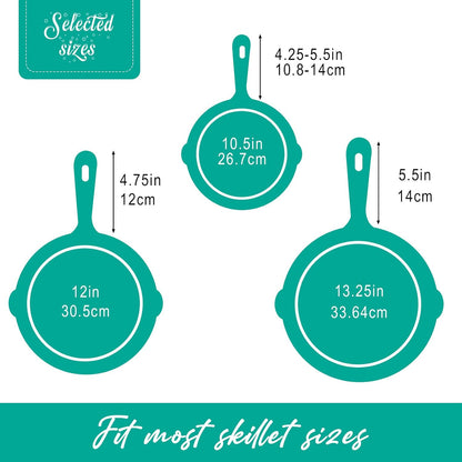 Joyhalo 6 Pack Cast Iron Skillet Handle Cover