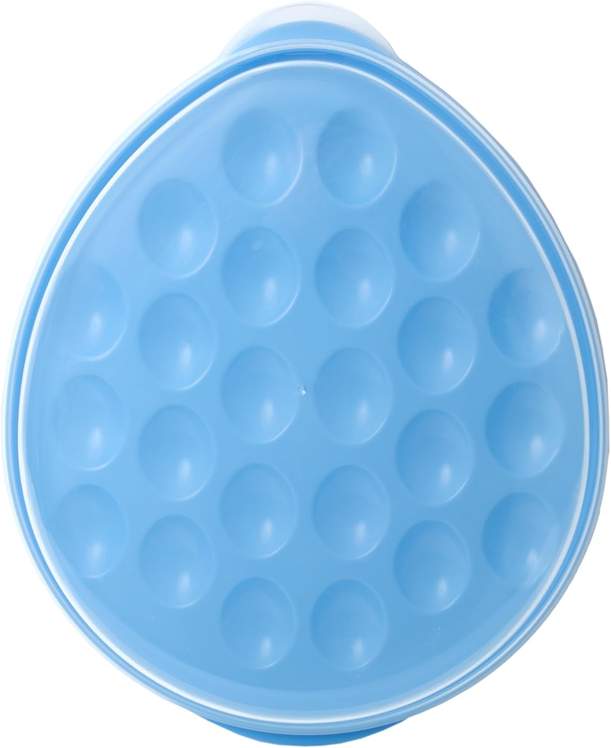 KOLORAE Reusable Deviled Egg Tray Carrier Serving Platter with Lid, Holds 2 Dozen Eggs, Great for Parties, Celebration Entertaining, Easter