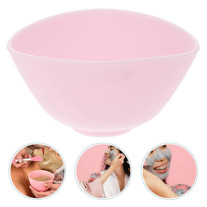 Silicone Mixing Bowl Set 8X5CM Odorless Anti-Drop Prep Bowl for Home Use for Facial Masks and Measuring Ingredients