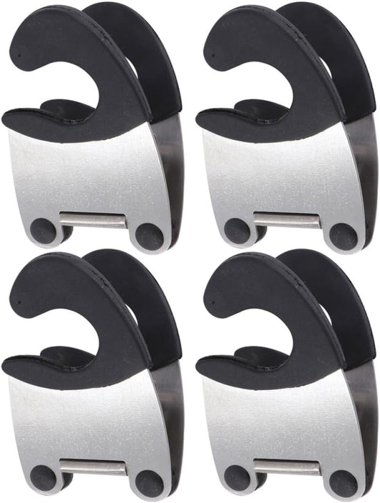 4pcs Stainless Steel Spoon Holder Clip for Pot,