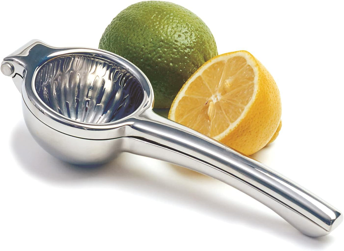 Norpro Stainless Steel Citrus Press Juicer, Manual Lemon & Lime Squeezer