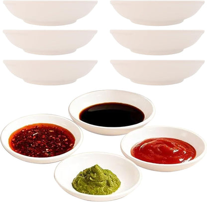 3in 2.5oz Small Clear Glass Ramekins Custard Bowls, 10 Pack Mini Glass Dipping Sauce Cups Pinch Bowl, Little Kitchen Condiment Ingredient Prep Salad Dishes, Dishwasher Microwave Freezer Safe